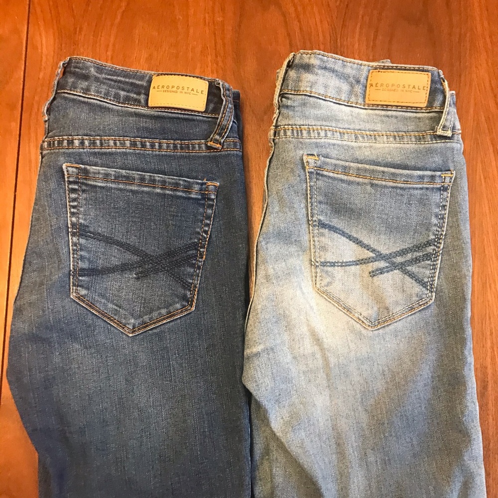 Aeropostale Jegging bundle of 2 Triple 0
